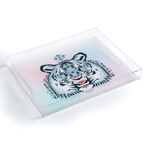 Chobopop Snow Tiger Acrylic Tray