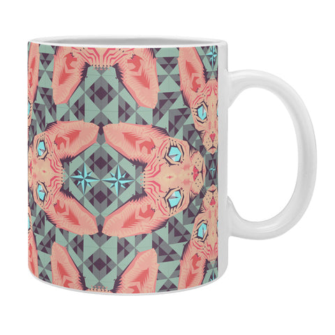 Chobopop Sphynx Cat Blue Pattern Coffee Mug