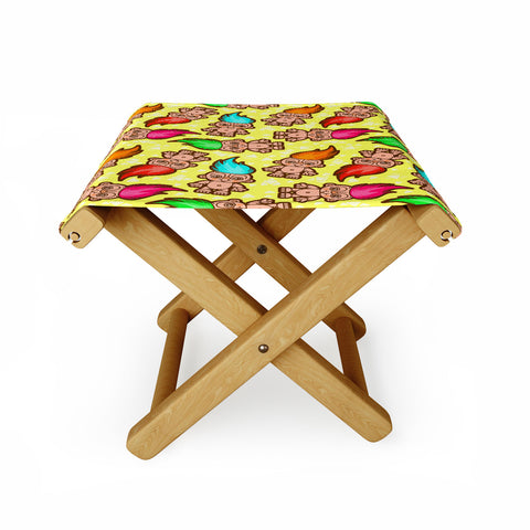 Chobopop Troll Pattern Folding Stool