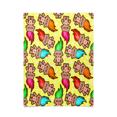 Chobopop Troll Pattern Poster