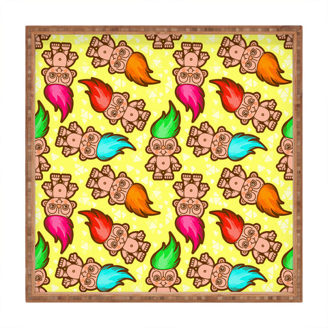 Chobopop Troll Pattern Square Tray