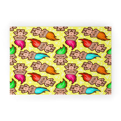 Chobopop Troll Pattern Welcome Mat