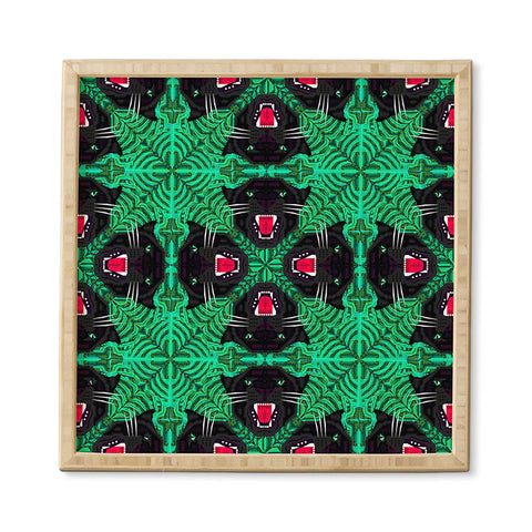 Chobopop Tropical Gothic Pattern Framed Wall Art