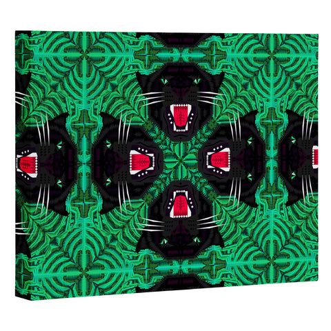 Chobopop Tropical Gothic Pattern Art Canvas