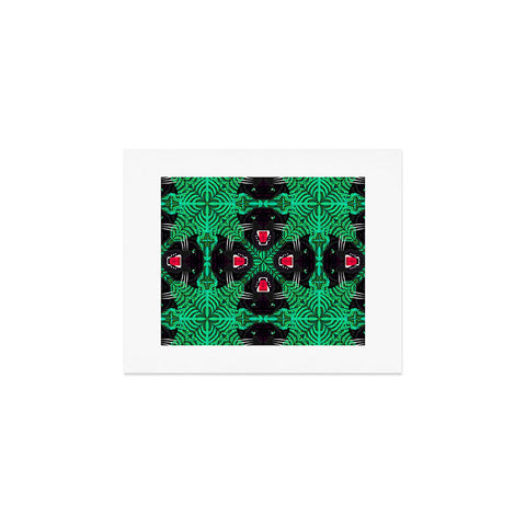 Chobopop Tropical Gothic Pattern Art Print