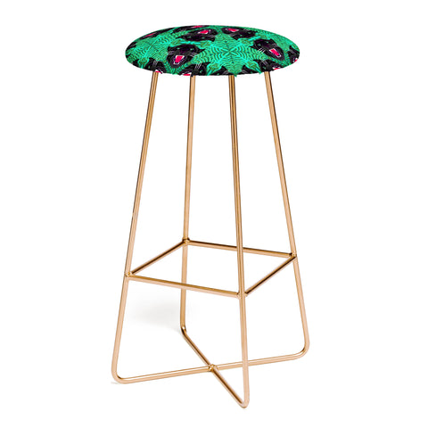 Chobopop Tropical Gothic Pattern Bar Stool