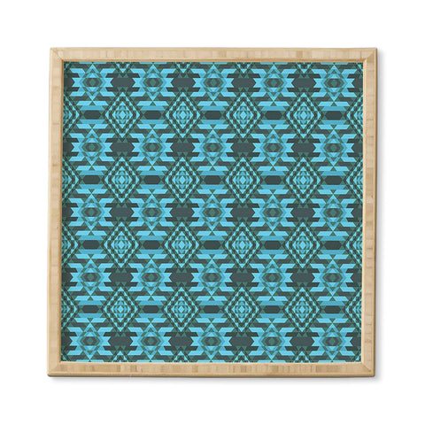 Chobopop Woven Rug No 2 Framed Wall Art