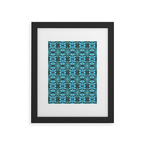 Chobopop Woven Rug No 2 Framed Art Print