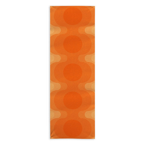 Circa78Designs Echoes Creamsicle Yoga Towel