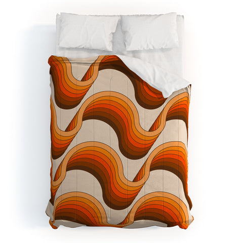 Circa78Designs Golden Ribbons Comforter