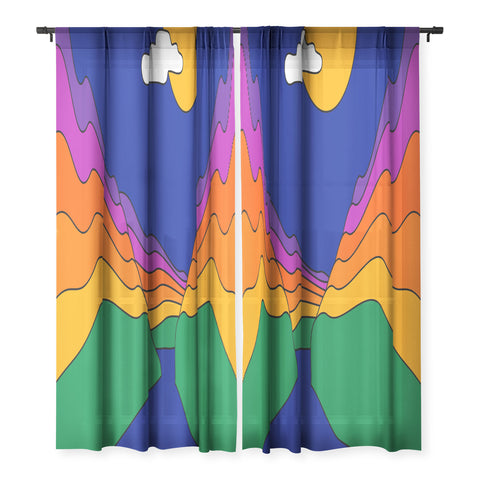 Circa78Designs Rainbow Ravine Sheer Non Repeat