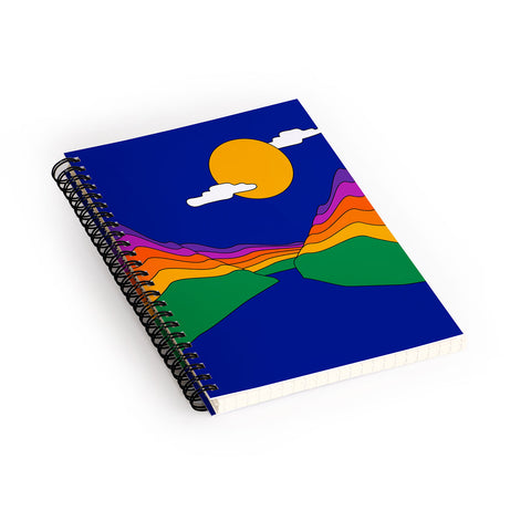 Circa78Designs Rainbow Ravine Spiral Notebook