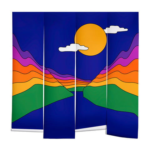 Circa78Designs Rainbow Ravine Wall Mural