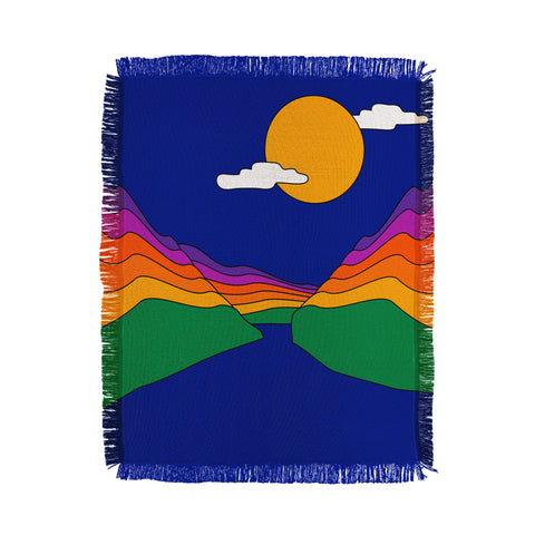 Circa78Designs Rainbow Ravine Throw Blanket