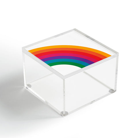 Circa78Designs Retro Bright Rainbow Right Side Acrylic Box