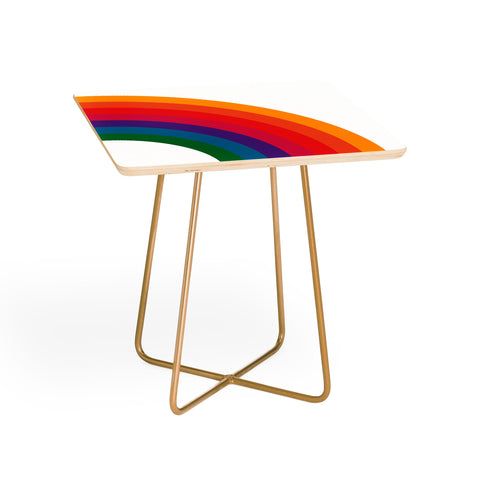 Circa78Designs Retro Bright Rainbow Right Side Side Table