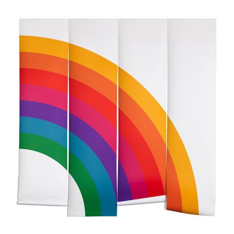 Circa78Designs Retro Bright Rainbow Right Side Wall Mural