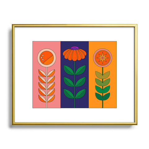 Circa78Designs Springtime Jackpot Metal Framed Art Print