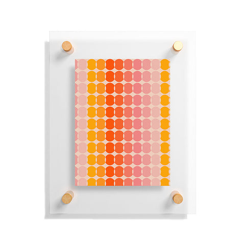 Circa78Designs Strawberry Dots Floating Acrylic Print