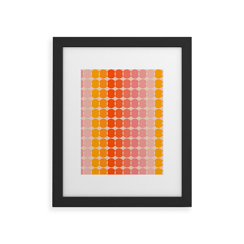 Circa78Designs Strawberry Dots Framed Art Print