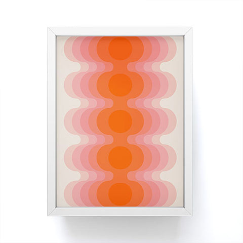 Circa78Designs Strawberry Echo Framed Mini Art Print