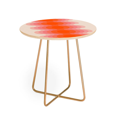 Circa78Designs Strawberry Echo Round Side Table