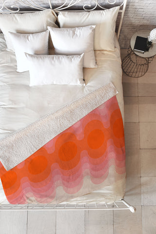 Circa78Designs Strawberry Echo Fleece Throw Blanket