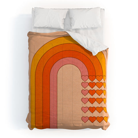 Circa78Designs Sweetheart Rainbow Comforter