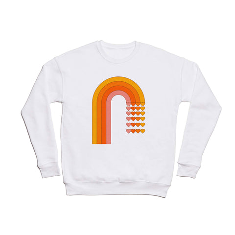 Circa78Designs Sweetheart Rainbow Crewneck Sweatshirt