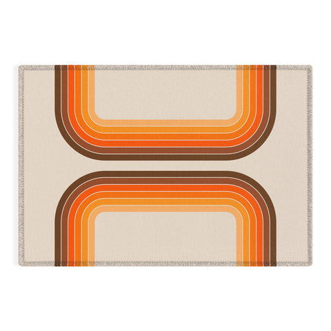 Circa78Designs Tan Tunnel Outdoor Rug