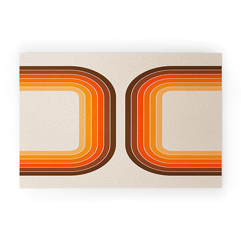 Circa78Designs Tan Tunnel Welcome Mat