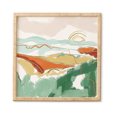 Claire Kelsey Sunrise Appalachia Framed Wall Art