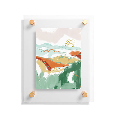 Claire Kelsey Sunrise Appalachia Floating Acrylic Print