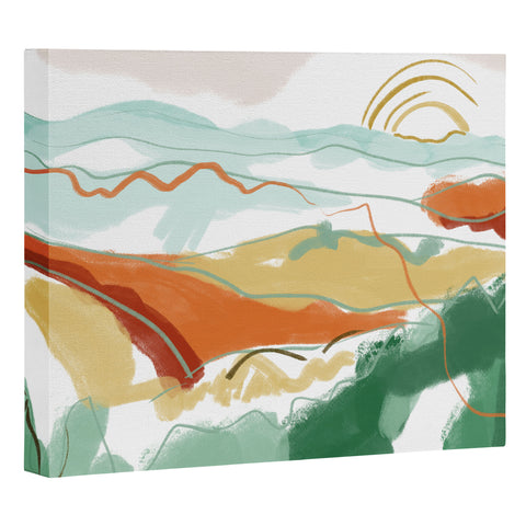 Claire Kelsey Sunrise Appalachia Art Canvas