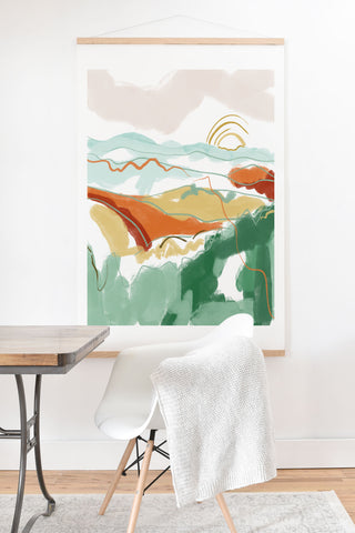 Claire Kelsey Sunrise Appalachia Art Print And Hanger