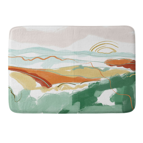 Claire Kelsey Sunrise Appalachia Memory Foam Bath Mat