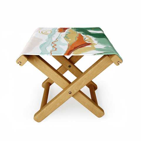 Claire Kelsey Sunrise Appalachia Folding Stool