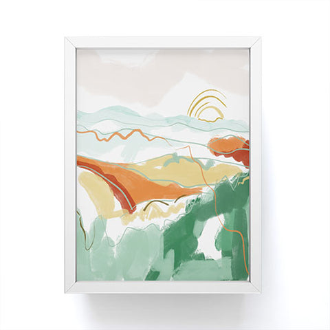 Claire Kelsey Sunrise Appalachia Framed Mini Art Print