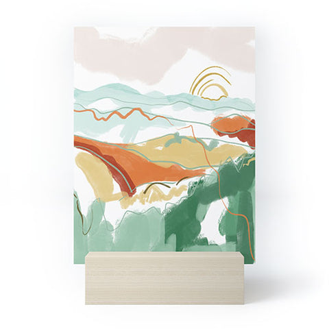 Claire Kelsey Sunrise Appalachia Mini Art Print