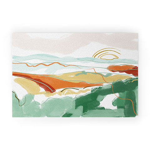 Claire Kelsey Sunrise Appalachia Welcome Mat