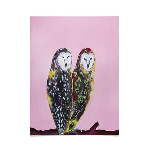 Clara Nilles Chocolate Mint Chip Owls Poster