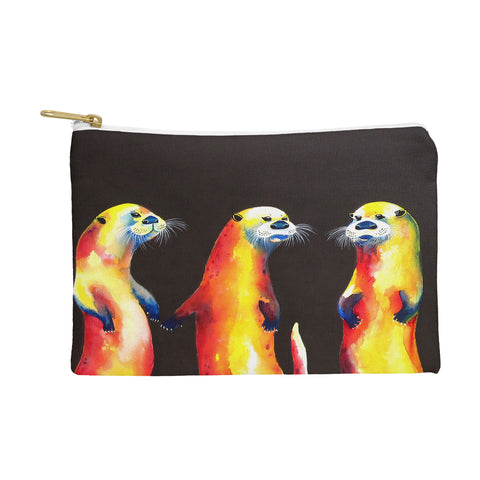 Clara Nilles Flaming Otters Pouch