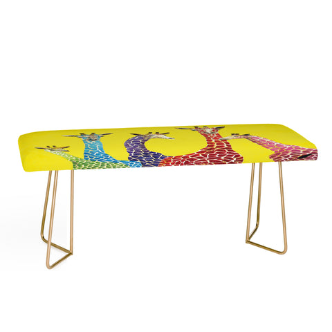 Clara Nilles Jellybean Giraffes Bench