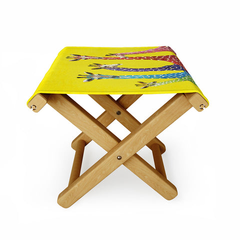 Clara Nilles Jellybean Giraffes Folding Stool
