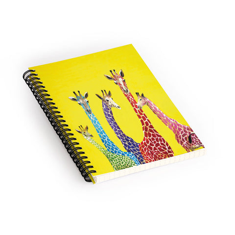 Clara Nilles Jellybean Giraffes Spiral Notebook