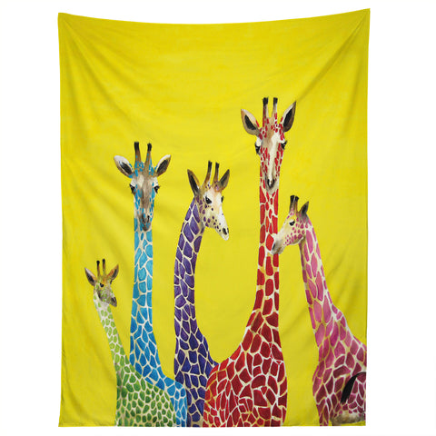 Clara Nilles Jellybean Giraffes Tapestry