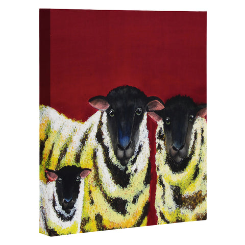 Clara Nilles Lemon Spongecake Sheep Art Canvas