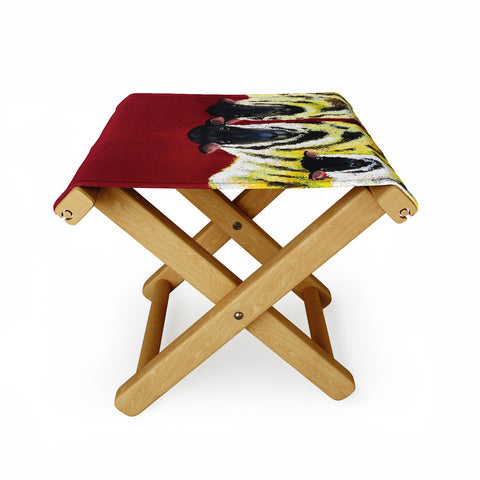 Clara Nilles Lemon Spongecake Sheep Folding Stool