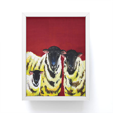 Clara Nilles Lemon Spongecake Sheep Framed Mini Art Print