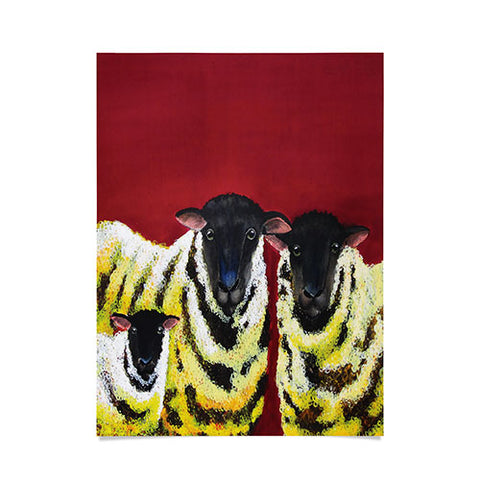 Clara Nilles Lemon Spongecake Sheep Poster